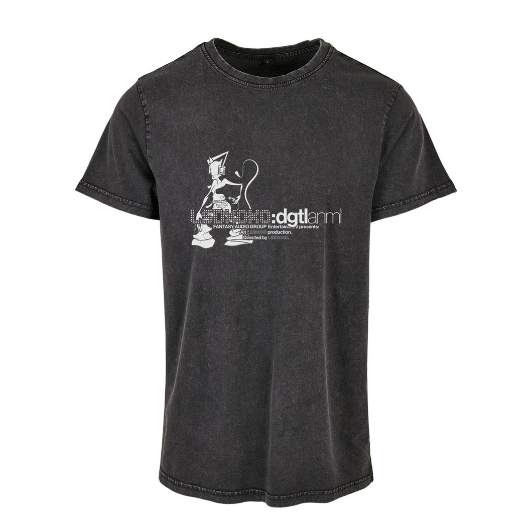 Acid Washed Round Neck short sleeve Tee